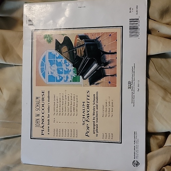 Piano Course Pre-A- The Green book, paperback 1996 John W. Schaum - Picture 2 of 8